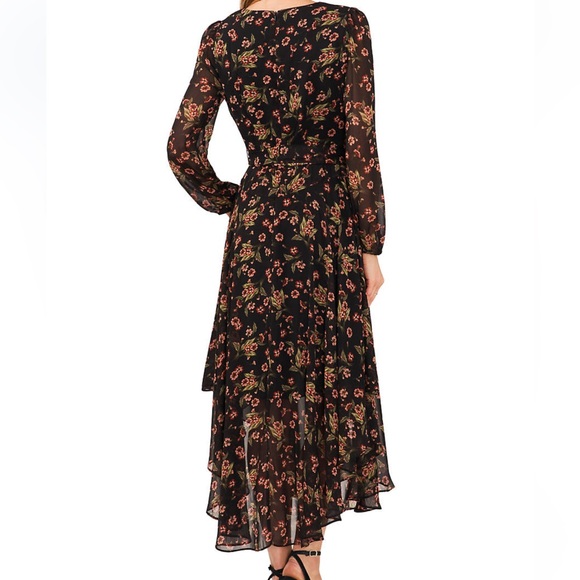 MSK Long Sleeve Maxi Floral Dress - Picture 8 of 10